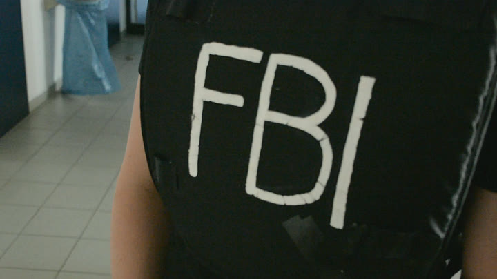 Selbstgemachte FBI-Weste